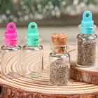 5 шт. мини корковой пробкой небольшой дрейф бутылка DIY контейнеры стеклянные банки украшения сообщение флаконы Радуга желаний бутылка ежедневно инструменты