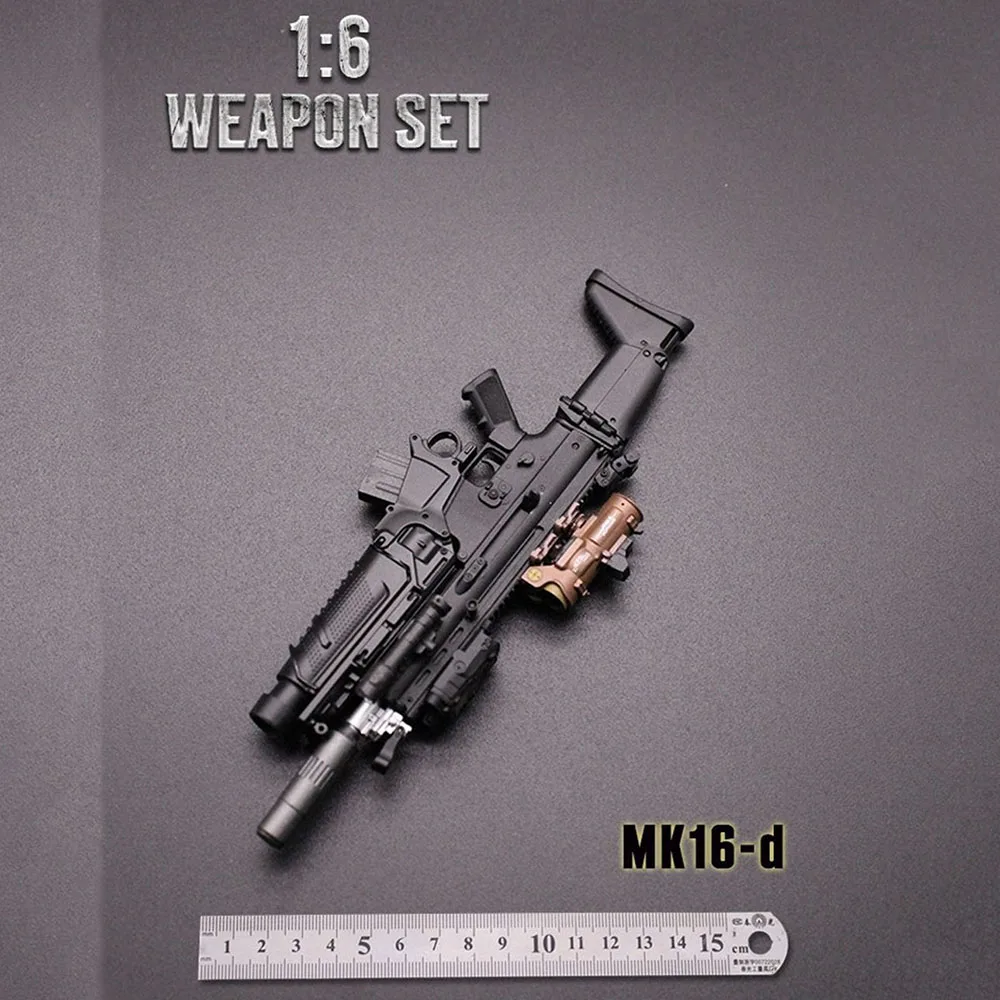 

В наличии 1/6 масштаб оружие Модель MK17 шесть типов non-боевого солдат штурмовые ружья игрушечное оружие для 12 ''фигурку