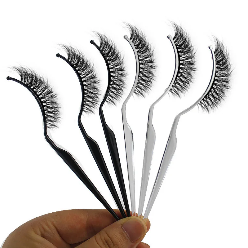 

2pcs False Eyelash Extension Style Display Board Grafting Eyelash Try On Effect Exhibit Auxiliary Fake Lashes Holder Tool