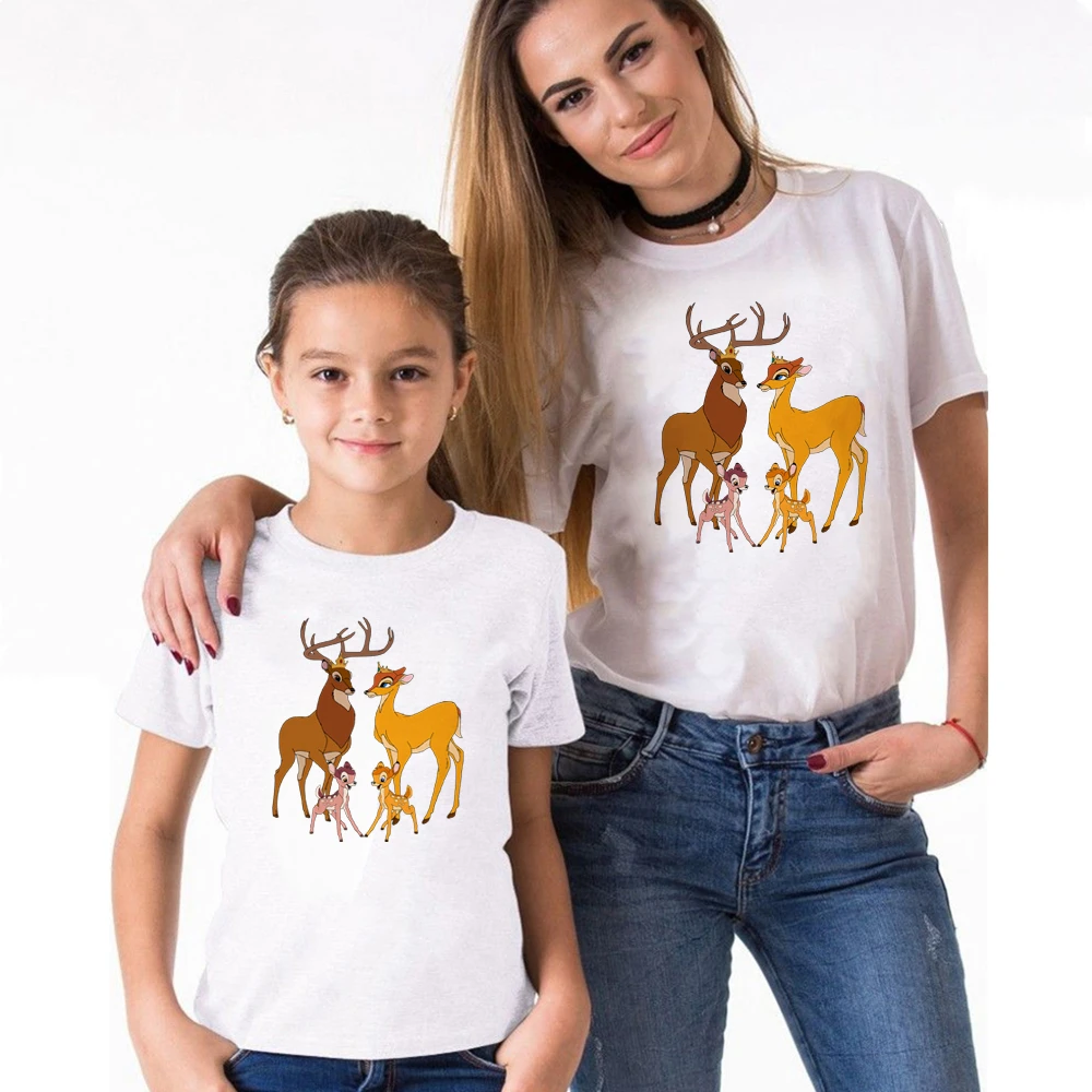 Одинаковая семейная одежда футболки для отца мамы дочери сына детей с принтом