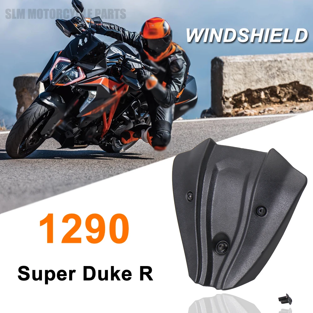 

NEW Motorcycle Front Windshield Windscreen Airflow Wind Deflector For 1290 Super Duke R 2020-2021
