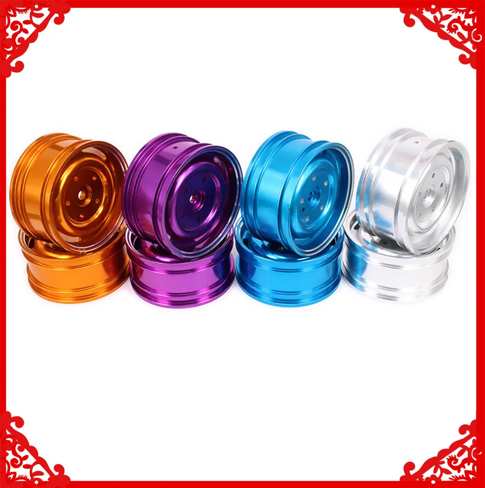 2 шт. обод колеса без шин RC 1/10 на дороге гоночный гусеничный части HSP осевой Wltoy Himoto