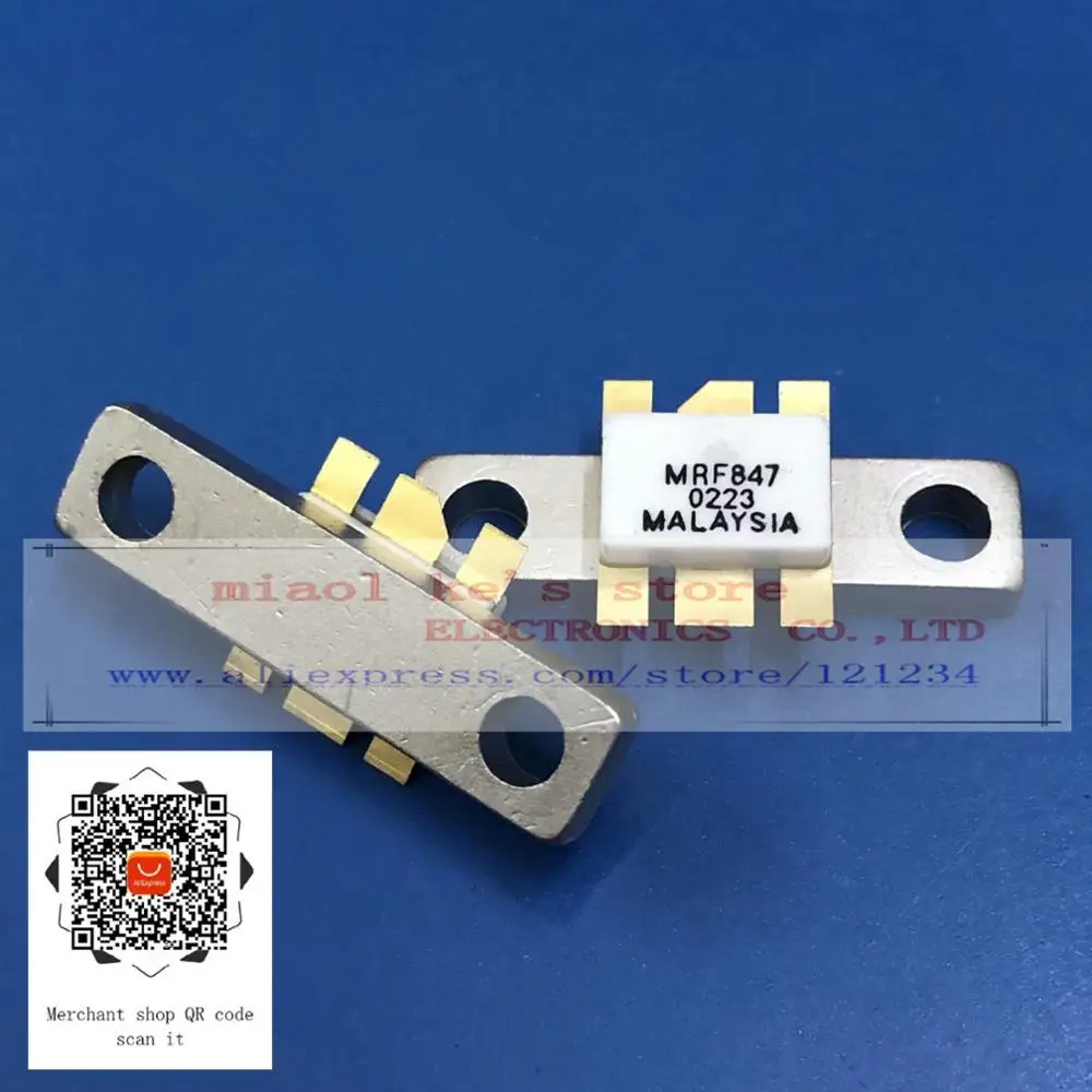 

100% Original: MRF847 mrf847 [ 12.5V-38V 12A 45W 870MHz CASE 319-07 ] - RF POWER TRANSISTOR NPN SILICON