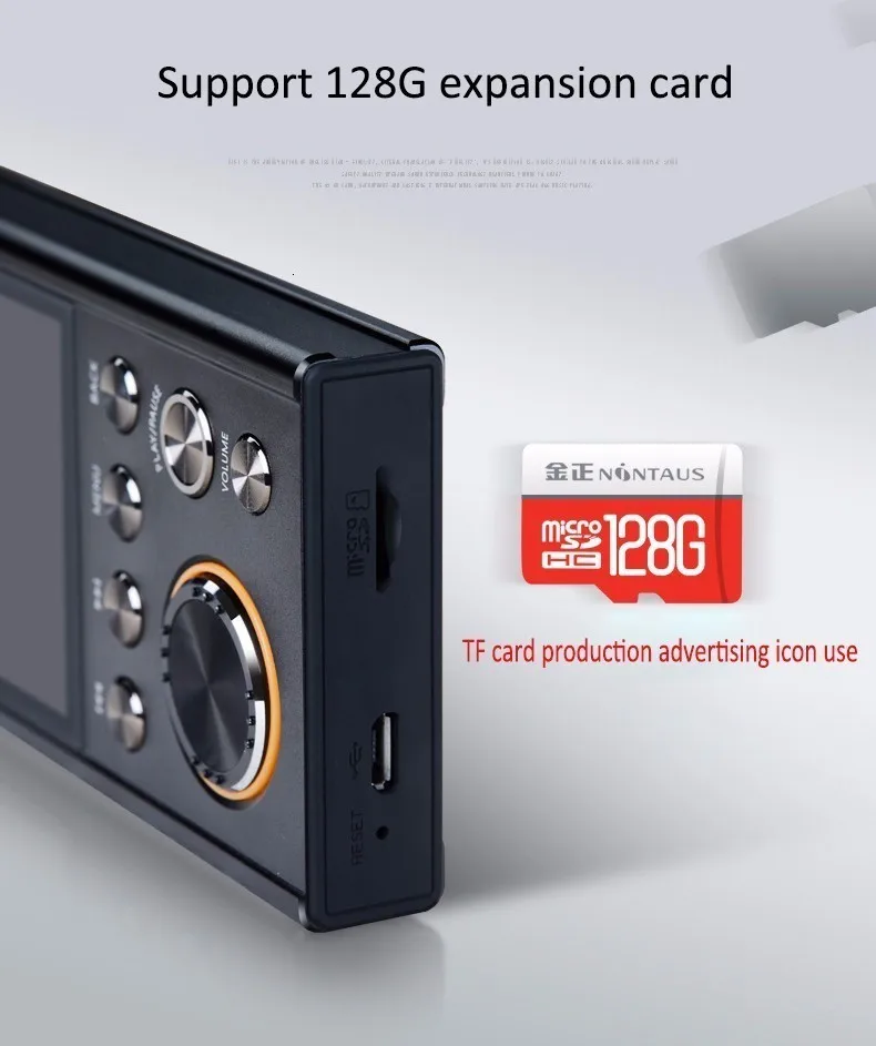 AK NiNTAUS X10S MP3 Hifi плеер обновленная версия DSD64 HIFI музыка Высокое качество Мини Спортивный ЦАП WM8965 процессор 16 Гб