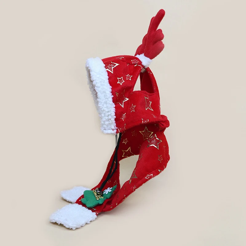 Dog Cat Caps Pet Santa Hat Birthday Scarf Collar Bow Tie Christmas Costume for Cats Puppy Kitten Small Dogs Pets Accessories | Дом и сад