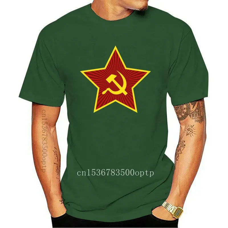 

Newest Fashion Communist Star T-Shirt For Womens Humorous Anti-Wrinkle Harajuku Women T-Shirts Classic Basic Solid 2020