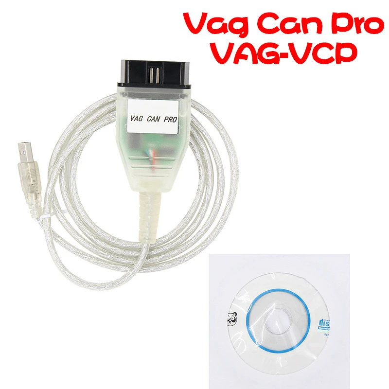 VAG CAN PRO V5.5.1 FTDI FT245RL чип VCP OBD2 Диагностический интерфейс USB кабель Поддержка Can Bus UDS K