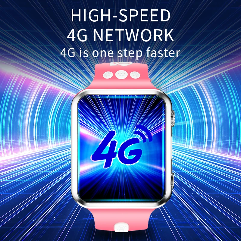 Лидер продаж 2020 Детские Смарт-часы 4G lte GPS Wifi на базе android студенческие SIM-карты