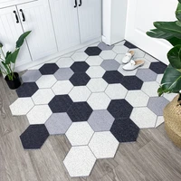 nordic cut printed doormat carpet pvc silk loop floor mats hallway rug carpet living room bedroom bathroom non slip door mats