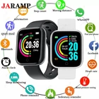 Смарт-часы jaрамп Y68 для мужчин и женщин, Водонепроницаемый Фитнес-браслет, пульсометр, трекер артериального давления, Bluetooth для IOS и Android