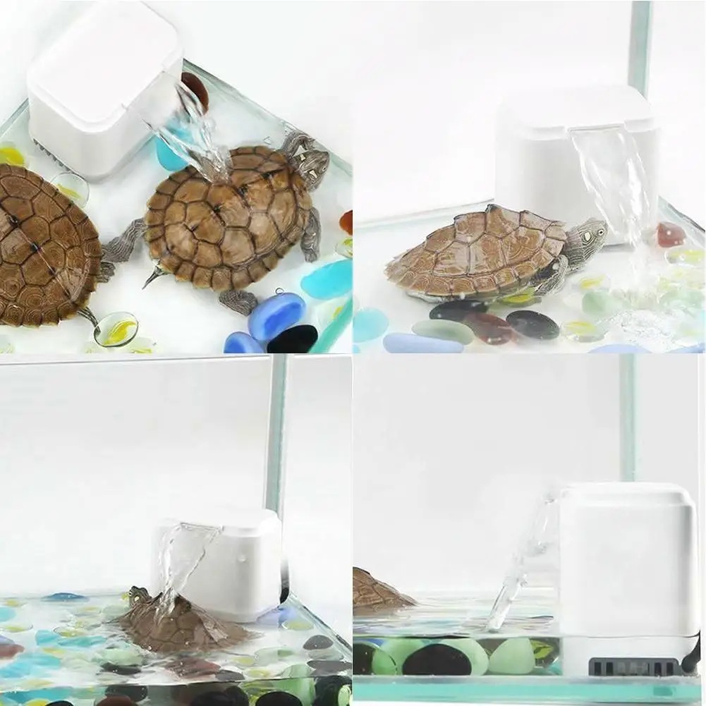 Mute 3 In 1 Inner Low Level Aquarium Turtle Sponge Filter Water Fall Waterfall Reptile Amphibian Tank | Дом и сад