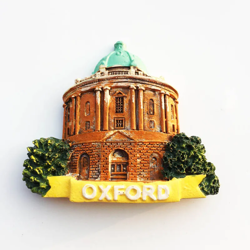 

QIQIPP A magnetic refrigerator sticker for the Radcliffe Library, a landmark building in Oxford University, UK