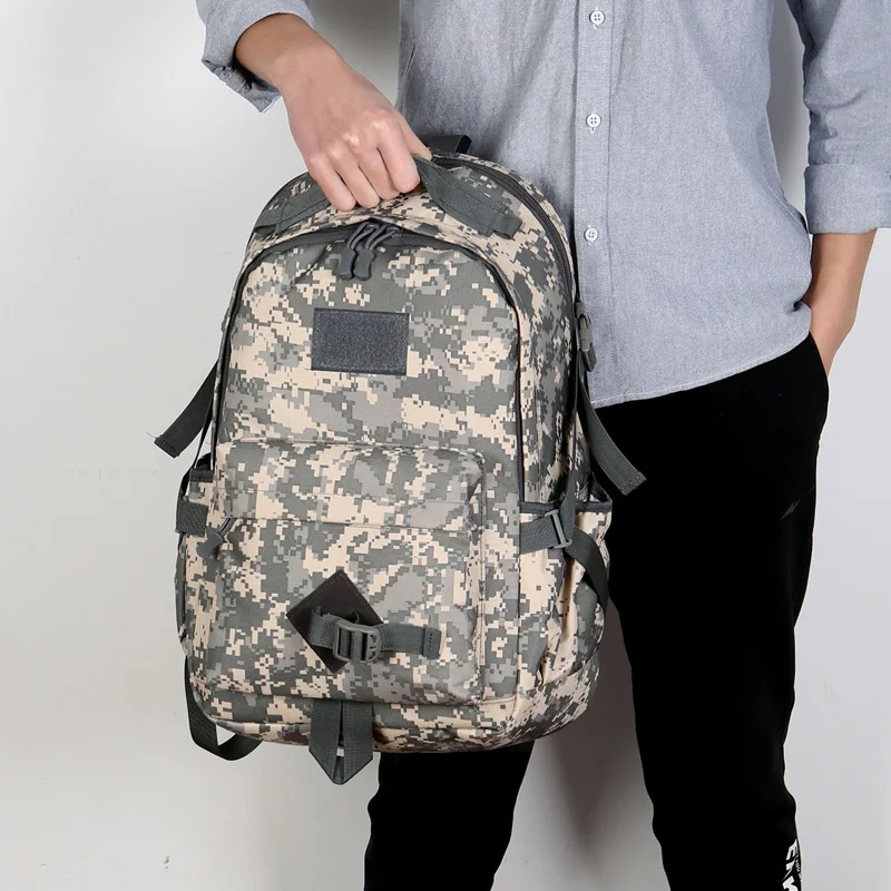 Парусиновая камуфляжная Сумка для кемпинга и альпинизма мужской рюкзак отдыха