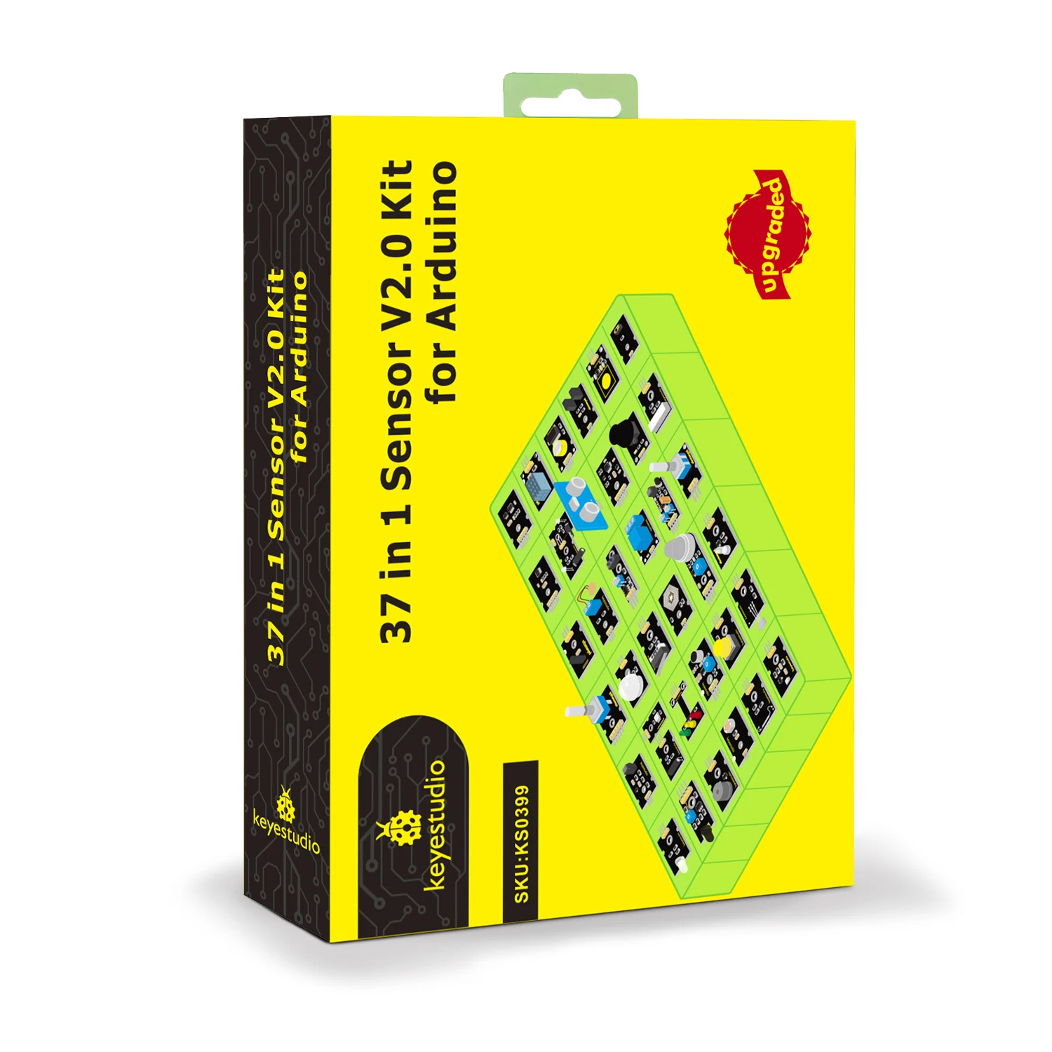 

Keyestudio 37 in 1 Box Sensor V2.0 Starer Kit for Arduino Learning Kit Without Board