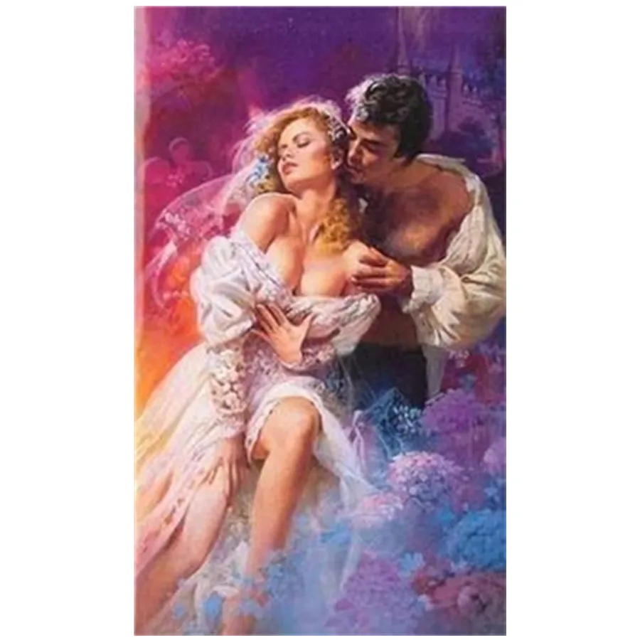 

Diy Diamond Embroidery Complete Kit Couple Diamond Mosaic Full Layout Love Pictures With Rhinestones Hones Home Decoration