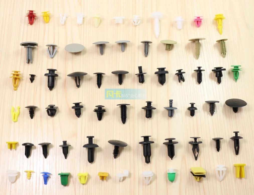 100 шт. Универсальный смешанные зажимы для Защитные чехлы сидений сшитые