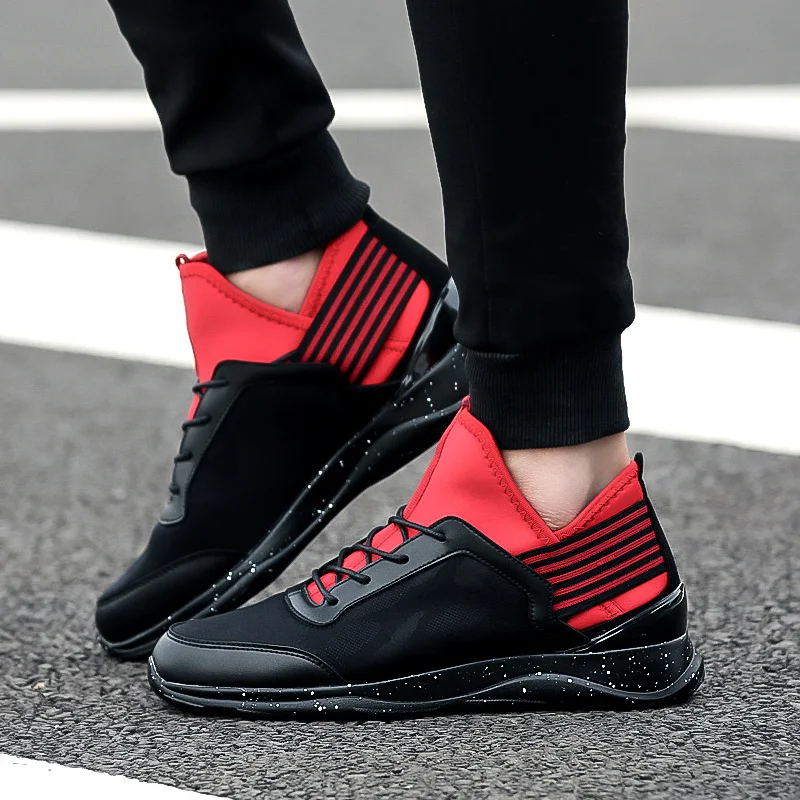 

Sports Casual Shoes Zapatos Casuales Casual Shoes Men Fashion Black For Sneaker Sport Men's Leather Sneakers Man Shoe Spring