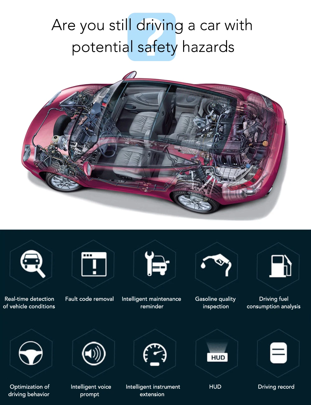 

Bluetooth V1.5 Elm327 obd2 scanner OBD car diagnostic tool for Renault Koleos Kadjar Duster