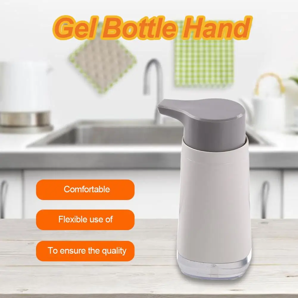 

300ML Hand Sanitizer Pump Bottles Refillable Hand Soap Dispenser Lotion Shower Gel Storage Bottle For Bathroom Kitchen Sink