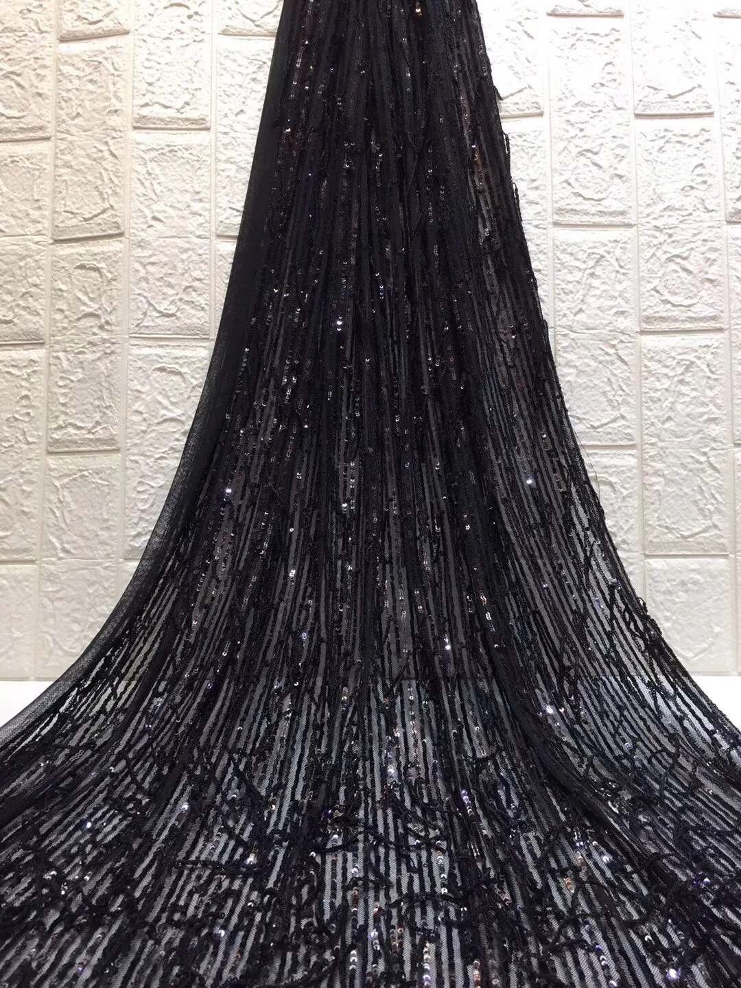 Африканская кружевная ткань с блестками 2021 Высококачественный кружевной