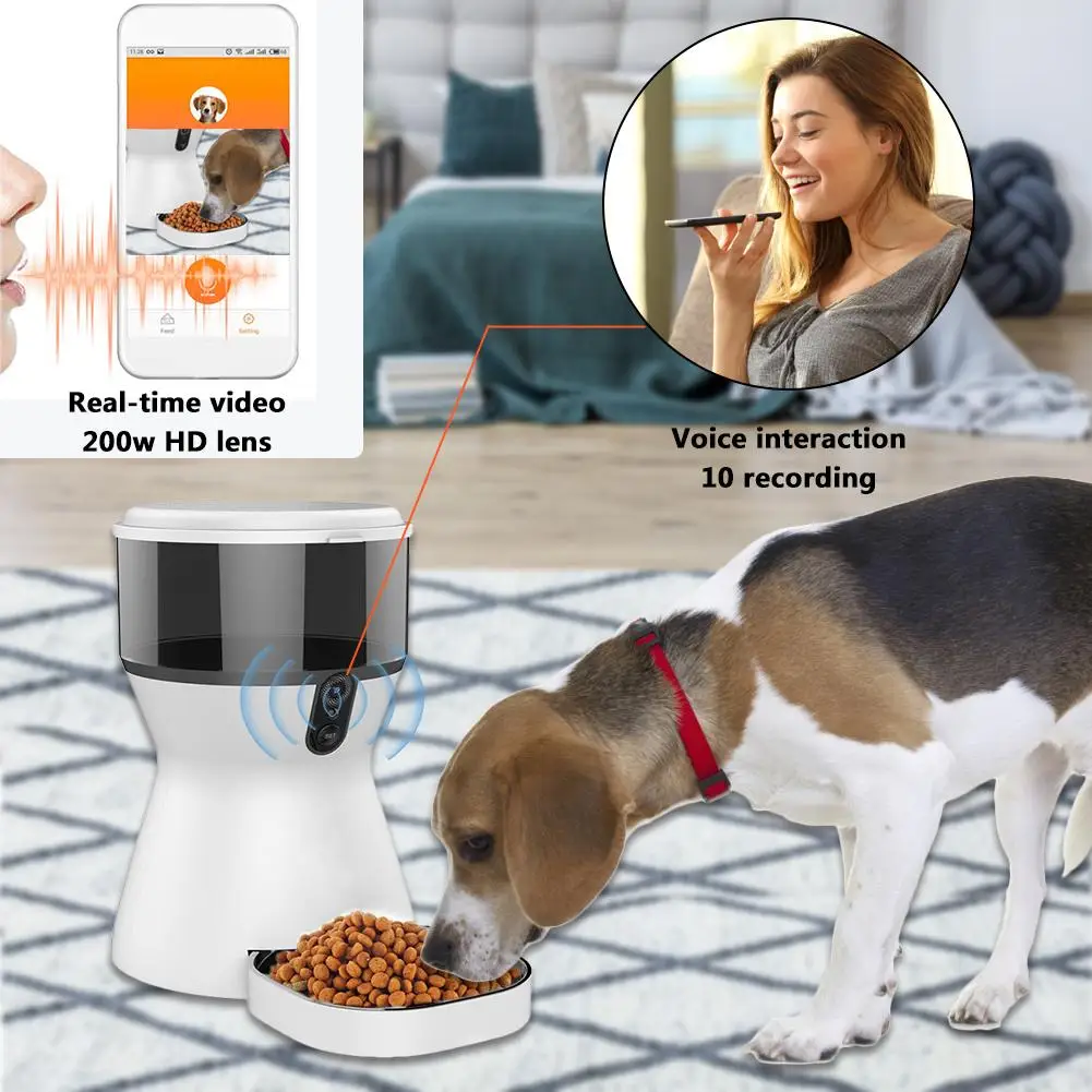 Автокормушка для домашних животных дозатор собак Фидер видеомагнитофон