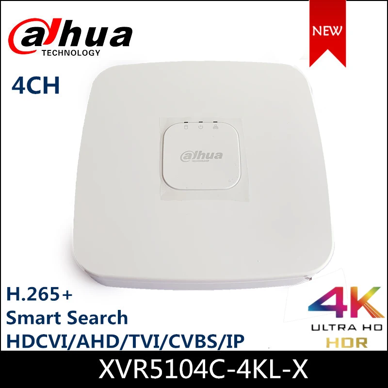 Цифровой видеорегистратор Dahua 4K XVR 4 канала Penta brid 1U поддержка HDCVI/AHD/TVI/CVBS/IP видео