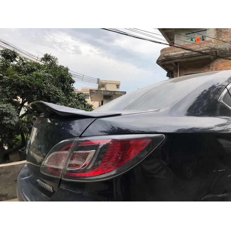 Для Mazda 6 спойлер R Стиль 2009-2013 Mazda 6 спойлер качественный материал из углеродного волокна и frp праймер