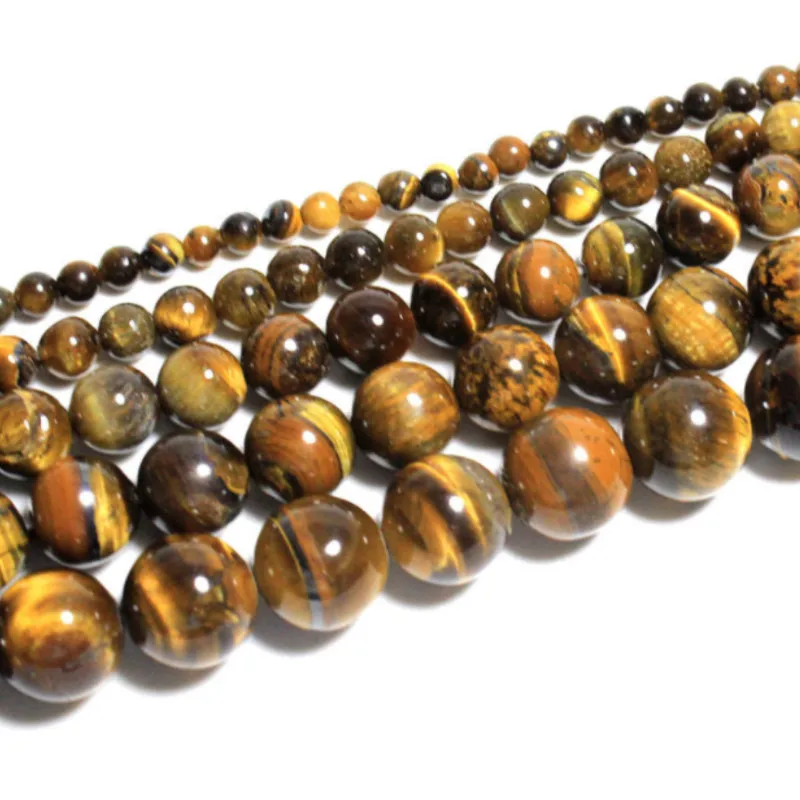 

Tiger Eye Bead 4/6/8/10 Mm Round Loose Beads for Jewelry Making Necklace DIY Bracelets Accessories