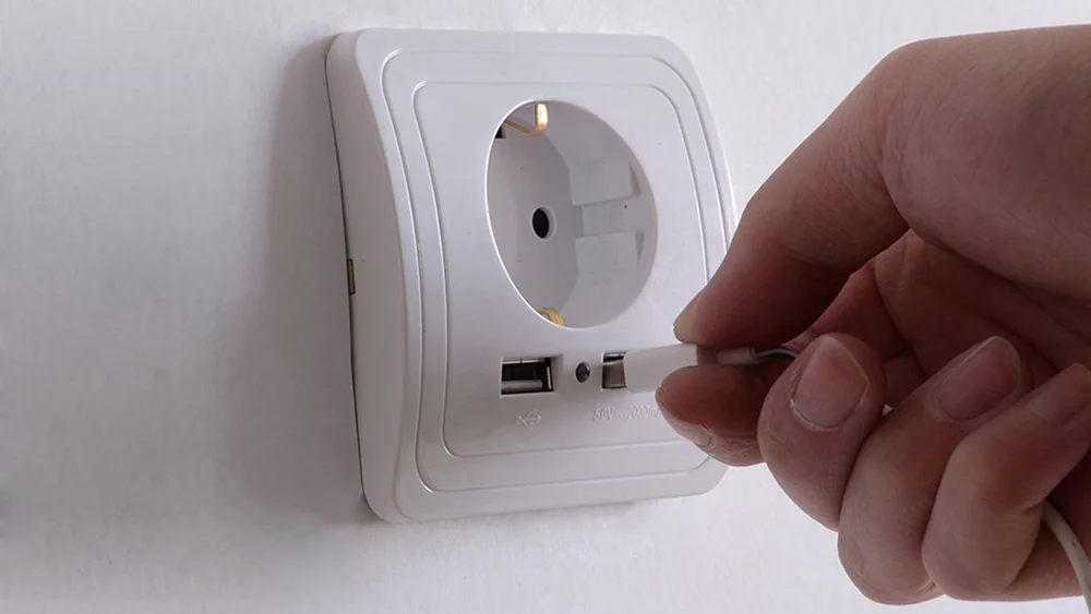 Atlectric ЕС двойной USB порт 2A зарядное устройство адаптер розетка стандарта евроcоюза розетка панель электрическое настенное зарядное устройство адаптер зарядки