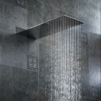 bathroom wall mounted hot and cold water shower set luxury new rainfall shower set faucet becola b 9906 free shipping