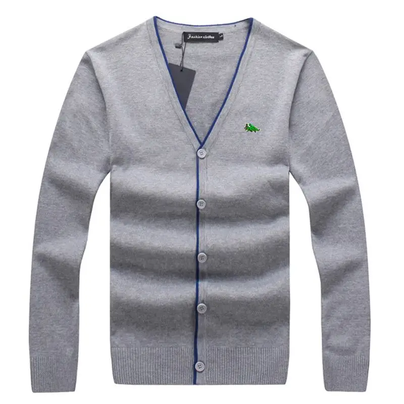 100% хлопок высокое качество Осенние мужские свитера с длинным рукавом