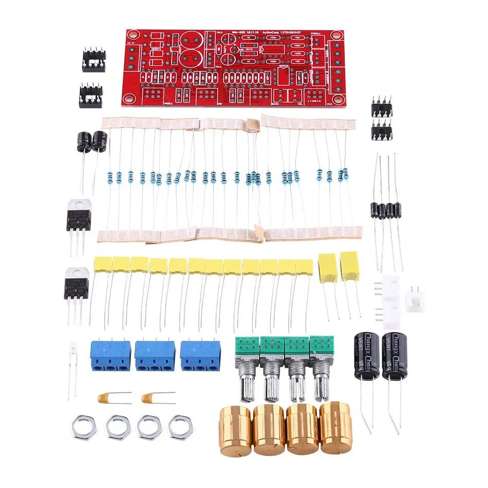 NE5532 Hi Fi усилитель громкость тон эквалайзер плата управления DIY KIT|Усилители