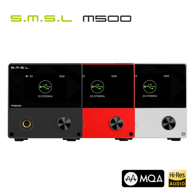 SMSL M500 DAC MQA ES9038PRO ES9311 XMOS XU-216 32bit 768kHz DSD512 Hi-Res аудио декодер и усилитель для наушников -