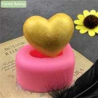 mnyb love mold heart silicone baking accessories 3d diy sugar craft chocolate cutter mould fondant cake decorating tool