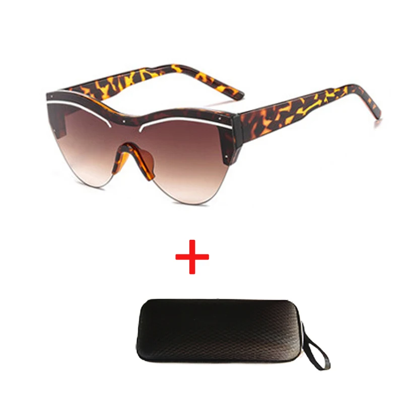 

Модные пикантные женские солнцезащитные очки кошачий глаз цельные очки модные Подиумные вечерние женские специальные очки солнцезащитные...