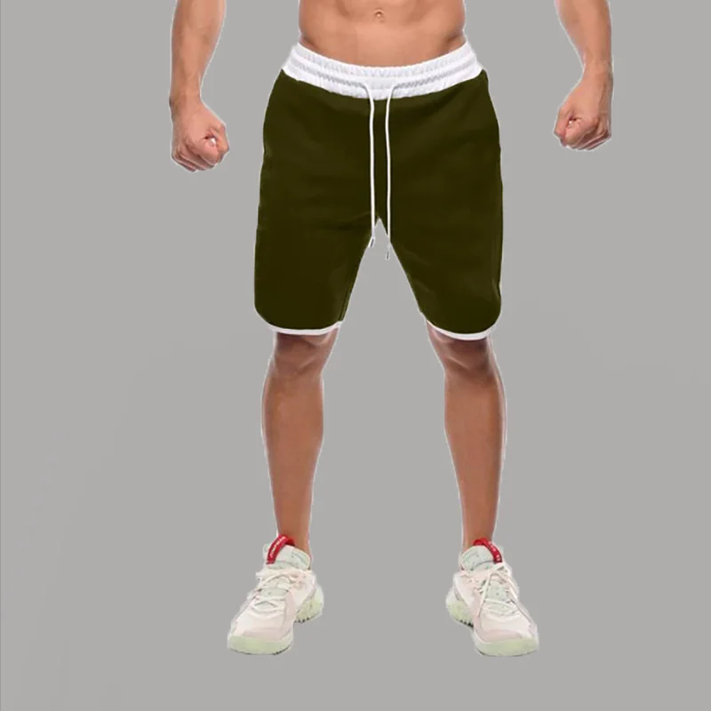 

Solid Color Fashion Summer Men's Shorts New Trend Sports Outdoor Fitness Leisure Shorts Loose Comfortable Shorts