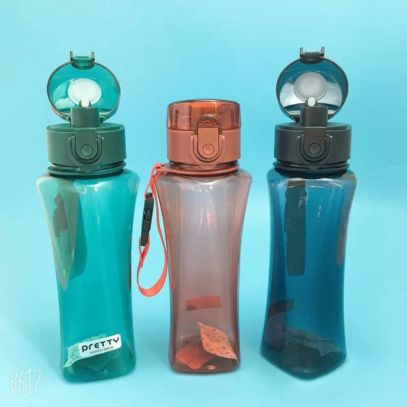 Спортивные Бутылки для воды 400/600ml Протеин шейкер для путешествий на открытом воздухе Портативный герметичные Тритан Пластик напитков бутылка без добавления бисфенола А