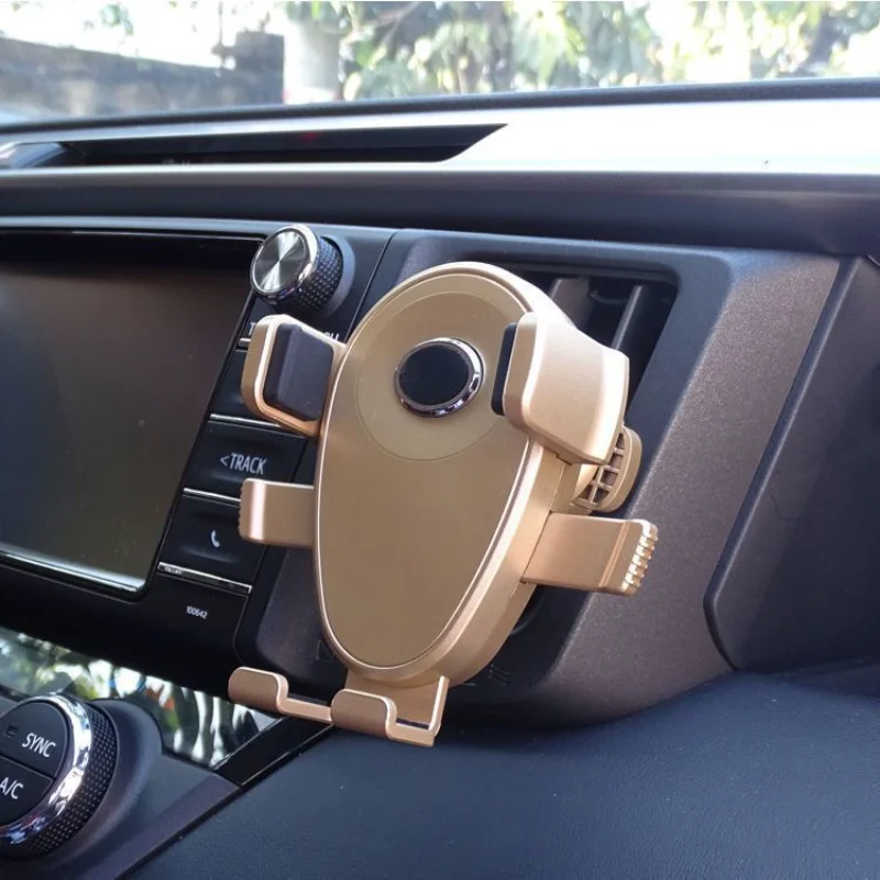 

New car-mounted mobile phone bracket, air outlet of automobile products, buckle type special clip for supporting navigation and