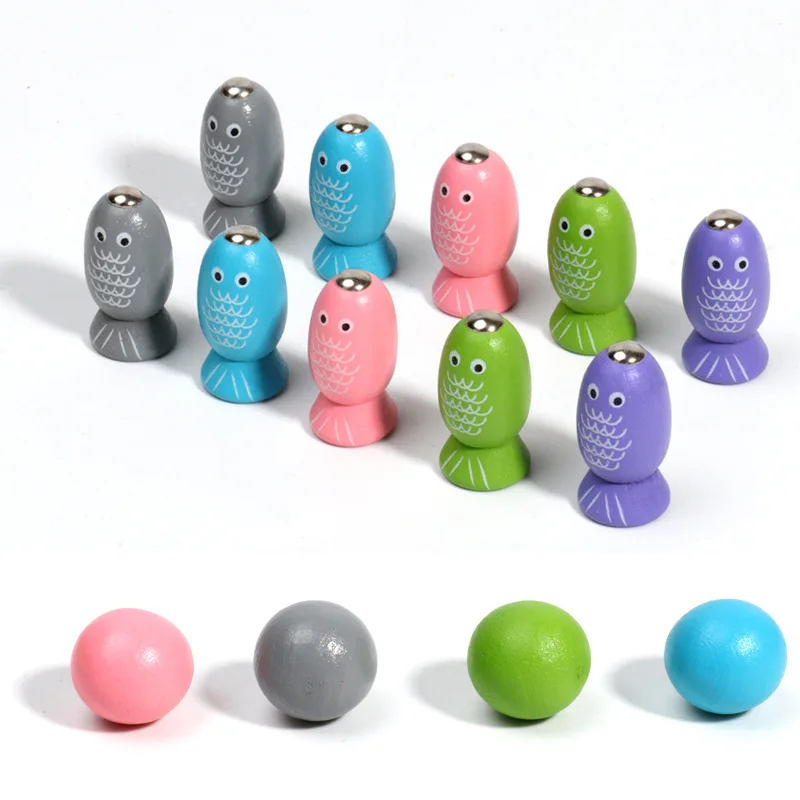 

Kids Toys Montessori Wooden Toys Hands Brain Training Clip Beads Fishing Toys Math Toys Baby Early Educational Toys For Children