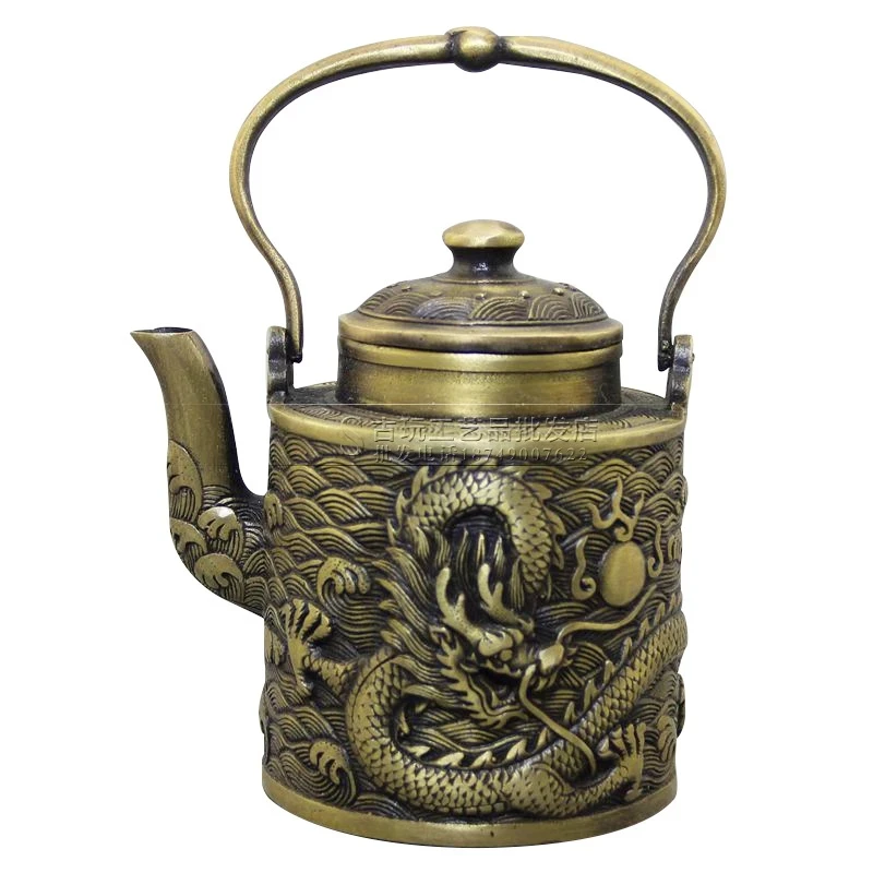 

Factory wholesale distressed miscellaneous pieces collection ancient distressed antiques brass bronze ware dragon play bead copp