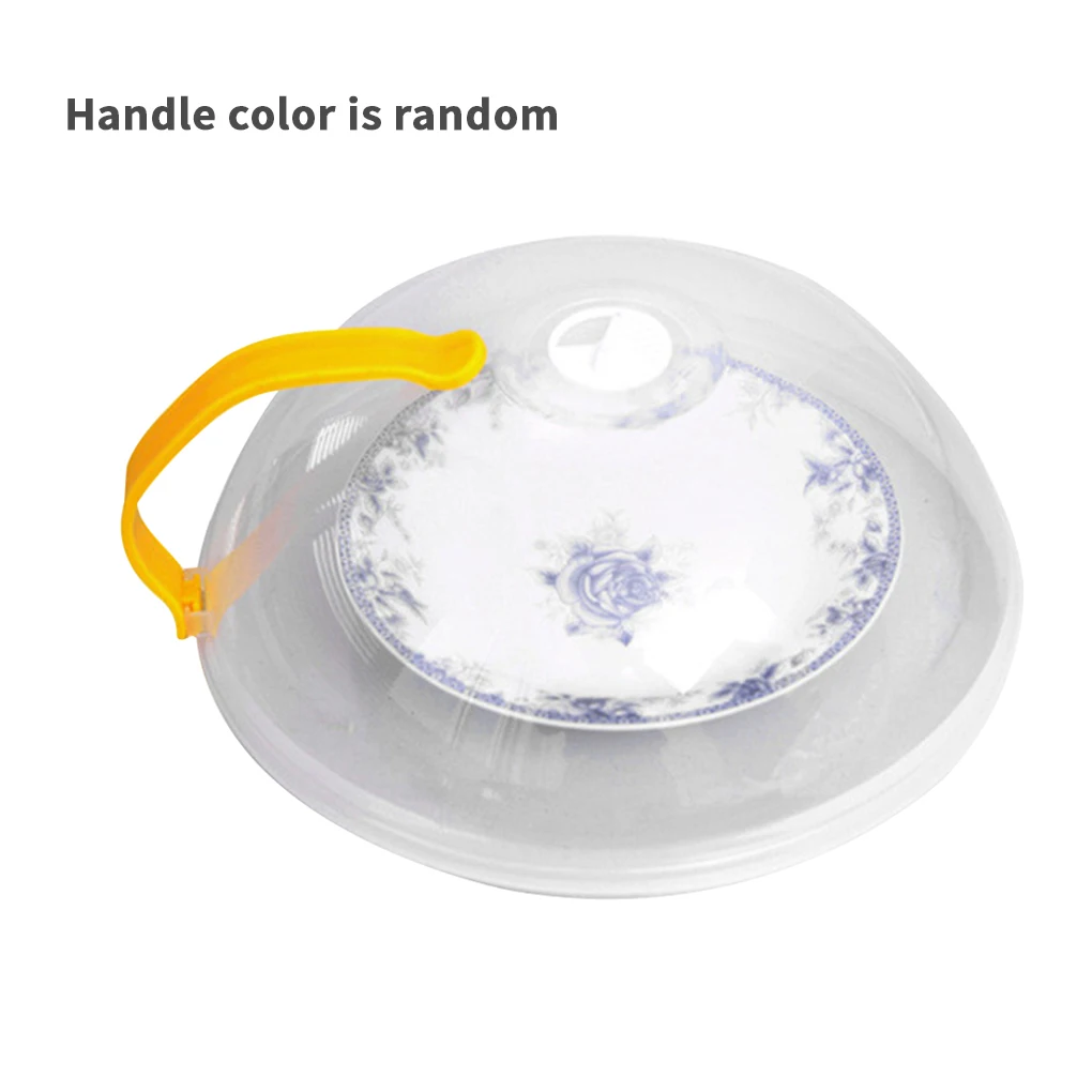 

Professional Microwave Food Anti-Sputtering Cover With Handle Heat Resistant Lid for Microwave Food