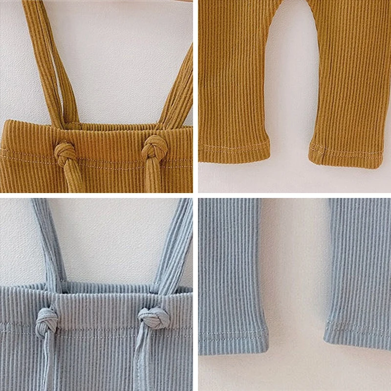 

Bear Leade Girls Boy Baby Solid Suspender Pants Toddler Korean Style Fashion Leggings Newborn Spring Clothing Infant Casual Suit