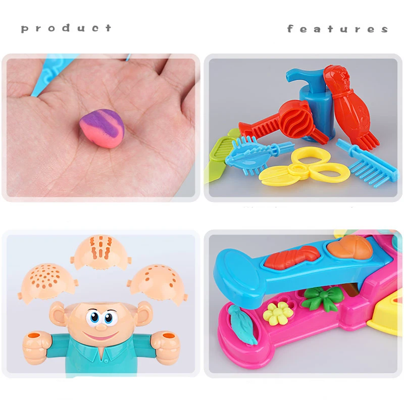 Набор инструментов для парикмахера Детская глина игрушки сделай сам стрижки