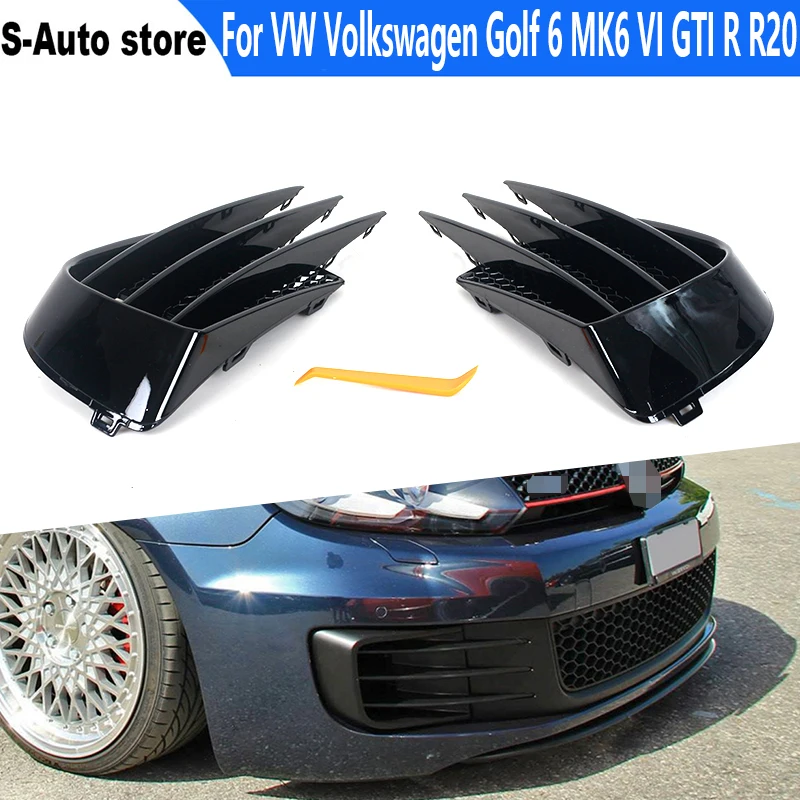 

2 шт., противотуманные фары для VW Volkswagen Golf 6 MK6 VI GTI R R20 ABS