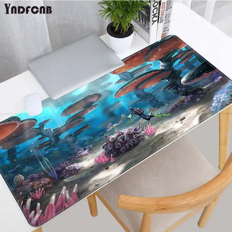 

Subnautica game Cool New Gamer Speed Mice Retail Small Rubber Mousepad Size for Mouse Keyboards Mat Mousepad for boyfriend Gift