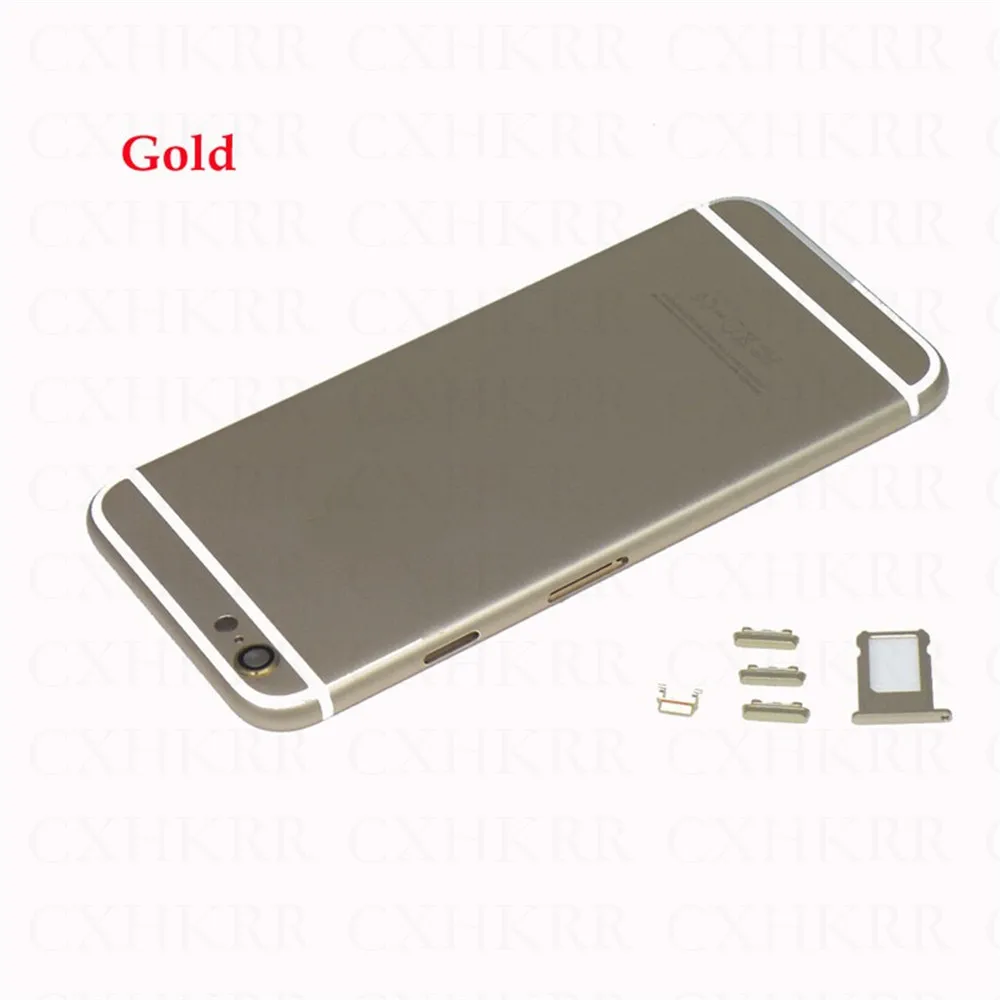 AAA металлический чехол для батареи для iPhone 6 6plus корпус крышка дверная рама запасные части на заказ IMEI