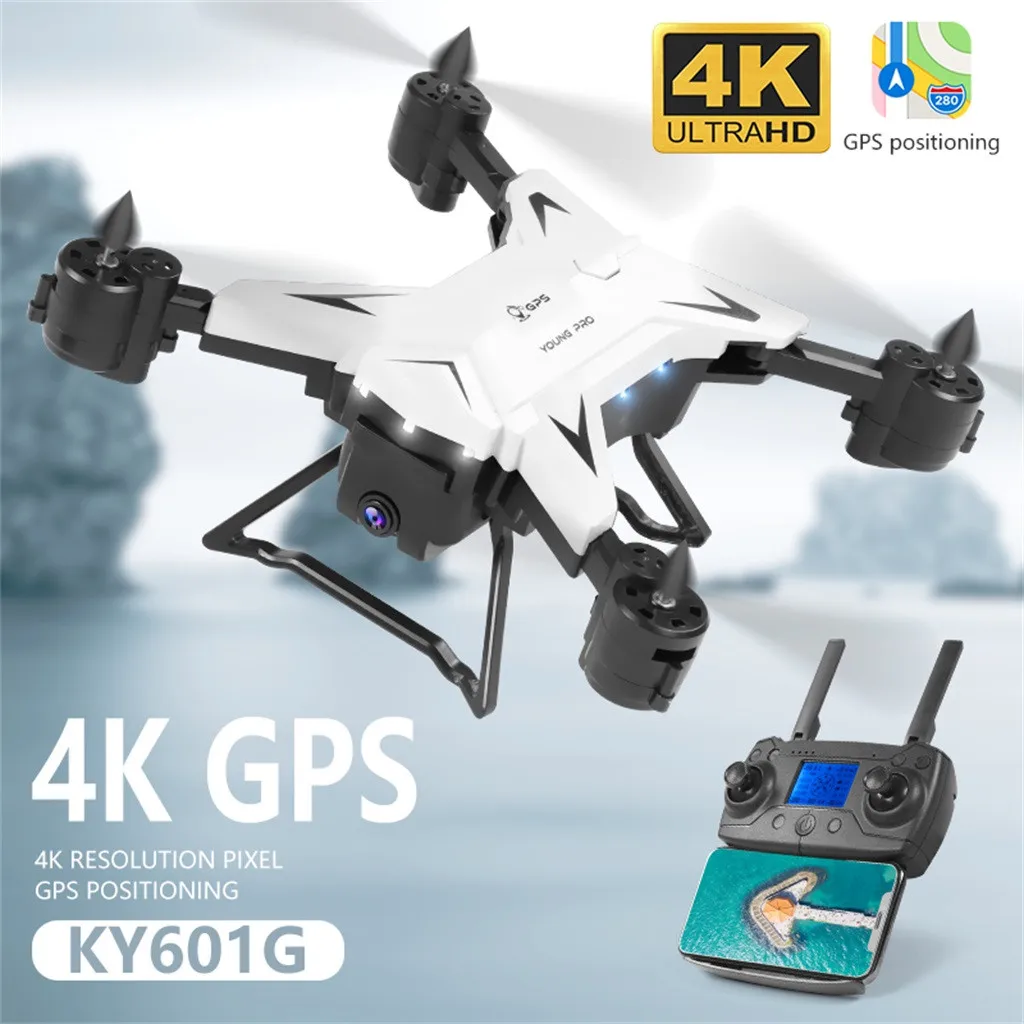 KY601G GPS Дрон с 4K HD камерой 5G WIFI FPV RC Квадрокоптер складной Забавный подарок для