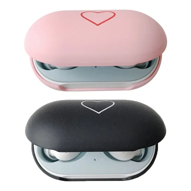 

Жесткий Чехол для наушников из поликарбоната с милым сердечком, защитный чехол для Samsung-Galaxy Buds/Buds + bluetooth-гарнитура