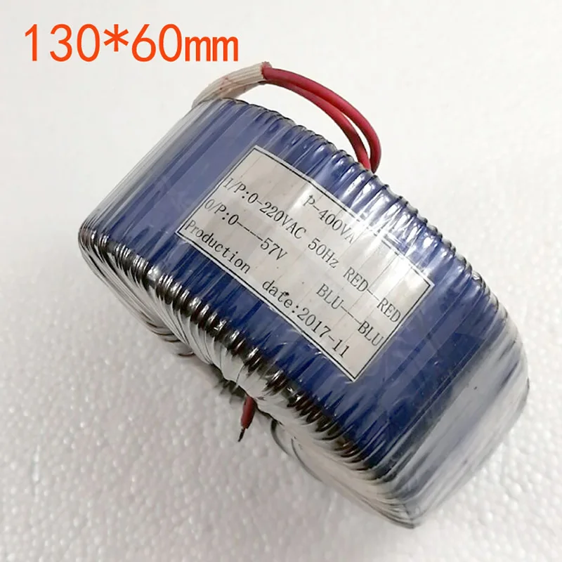 400 Вт одиночный 57в медный провод тороидальный трансформатор японский сердечник