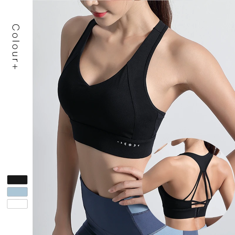 Спортивный бюстгальтер с высокой поддержкой женский спортивный бесшовный